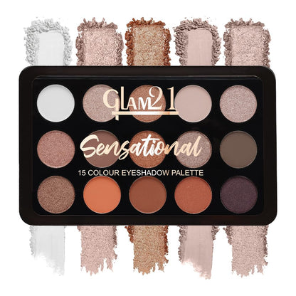 Sensational 15 Colour Eyeshadow Palette