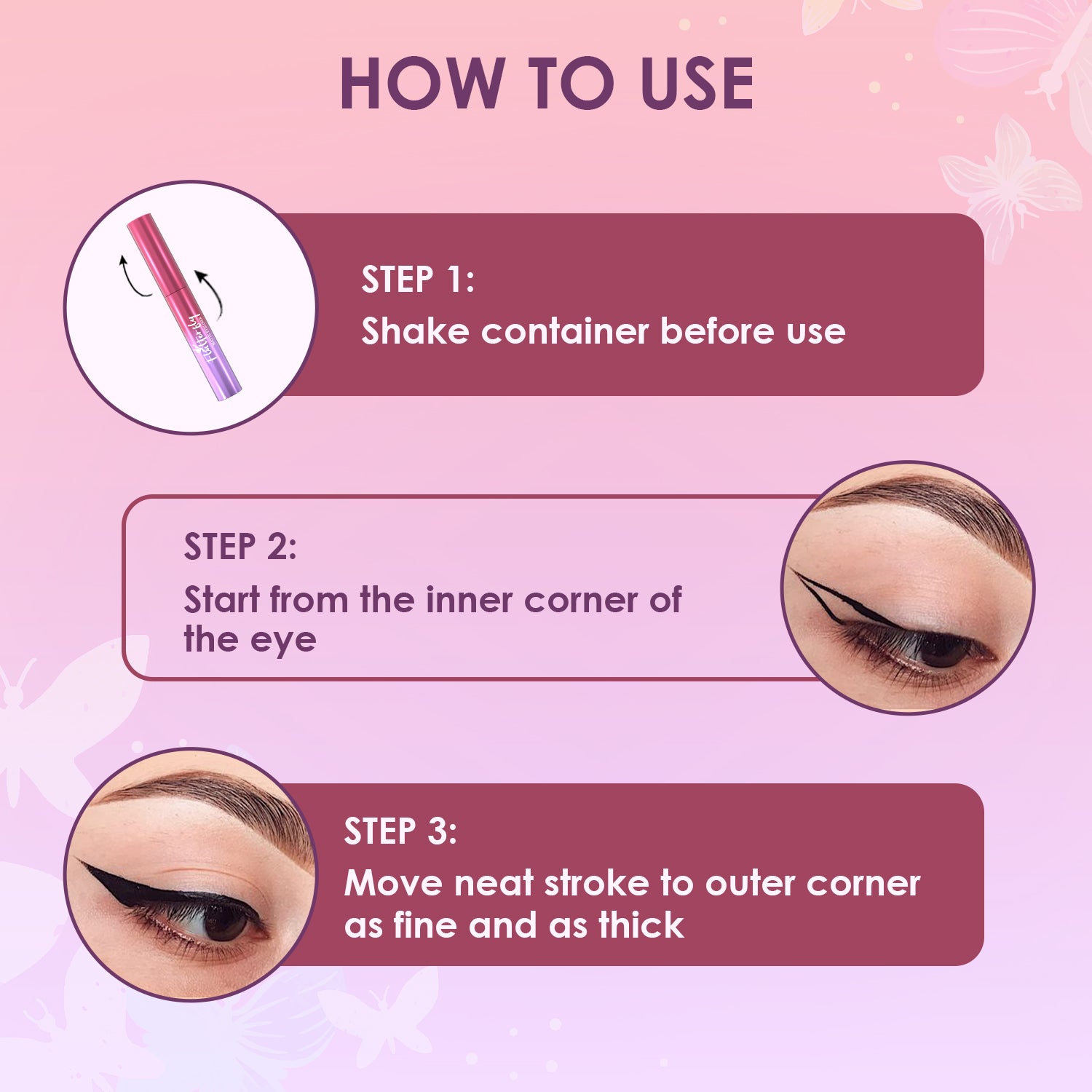 Flutterfly Matte Eyeliner