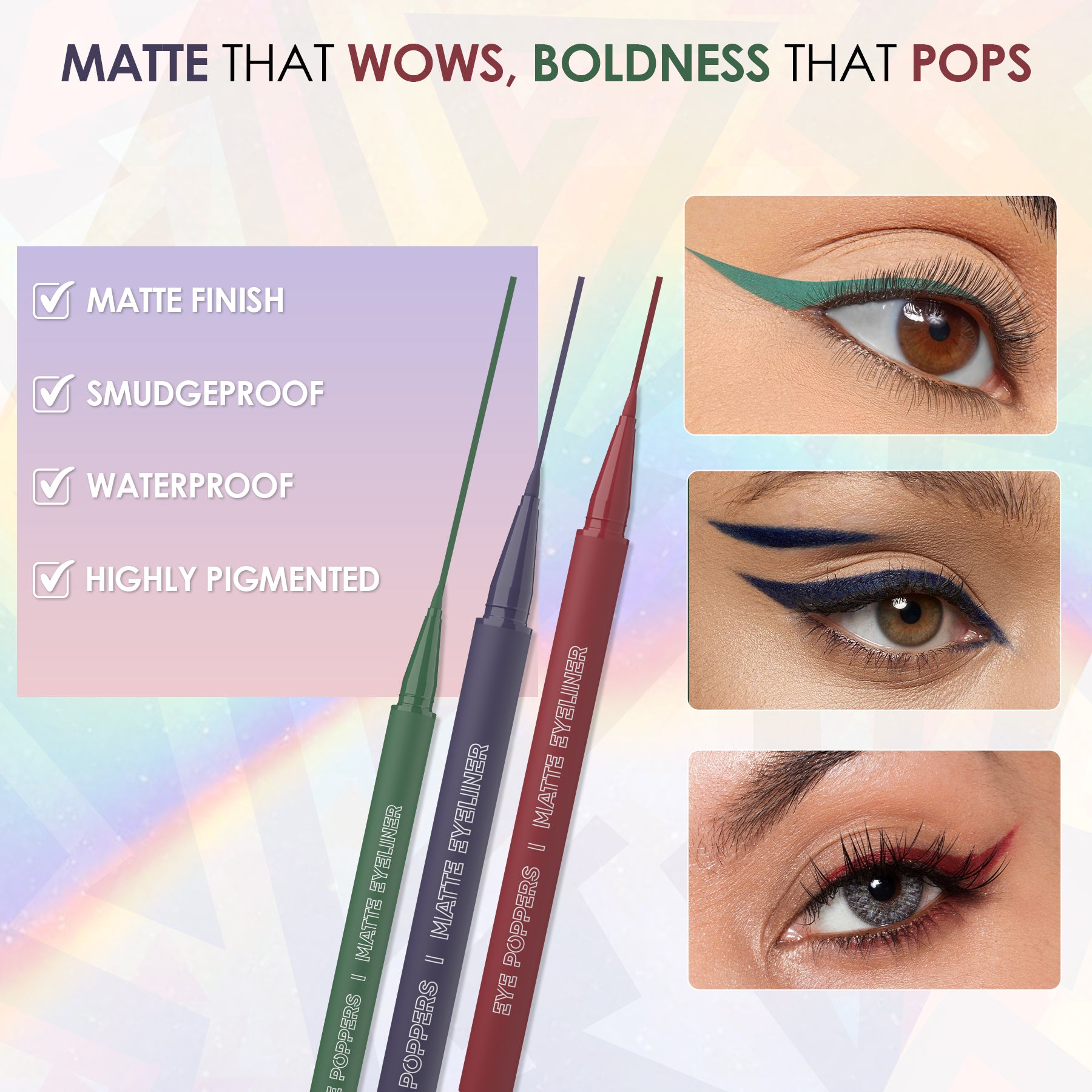 Eye Poppers Matte Eyeliner banner