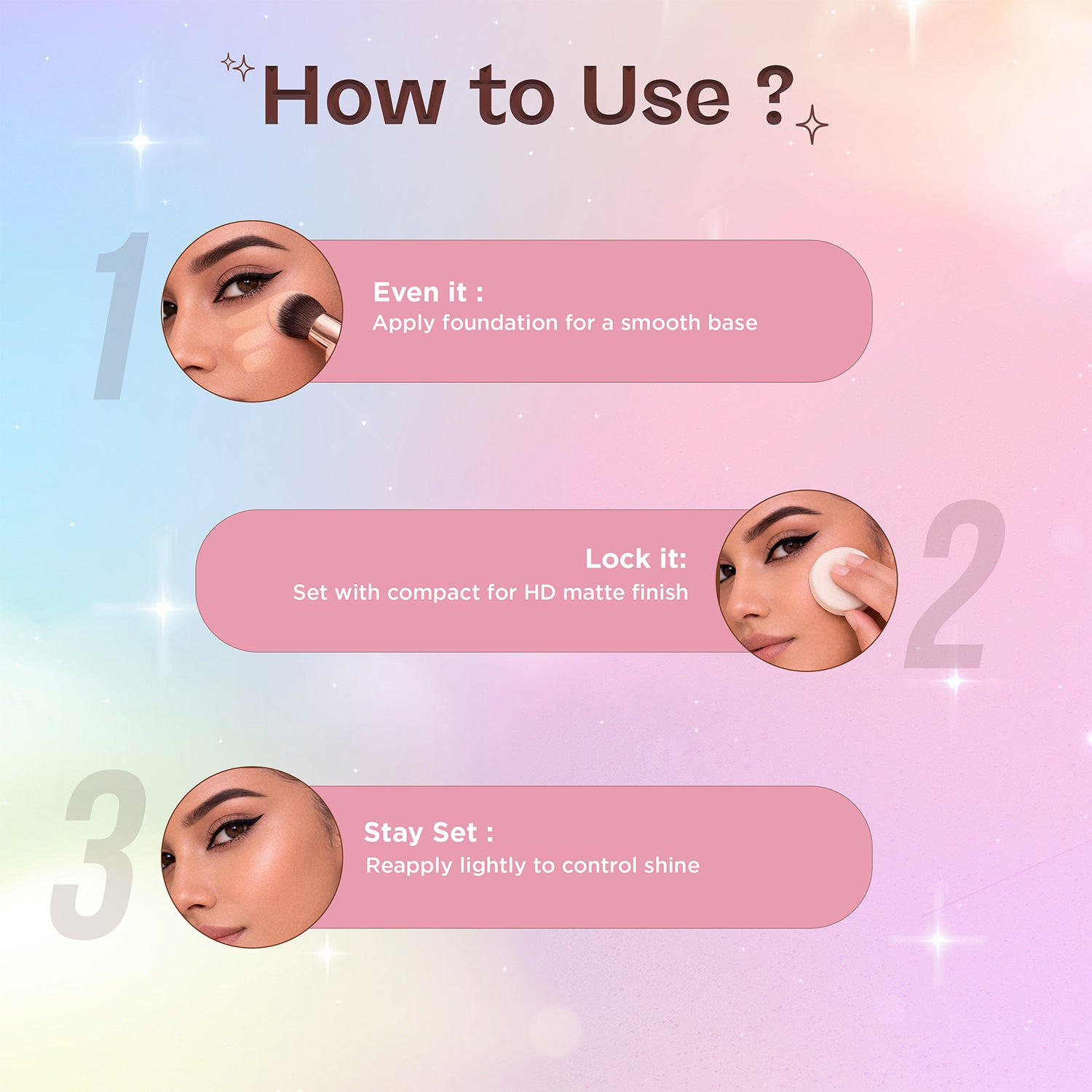 Makeup Essentials | Foundation, Compact &amp; Primer