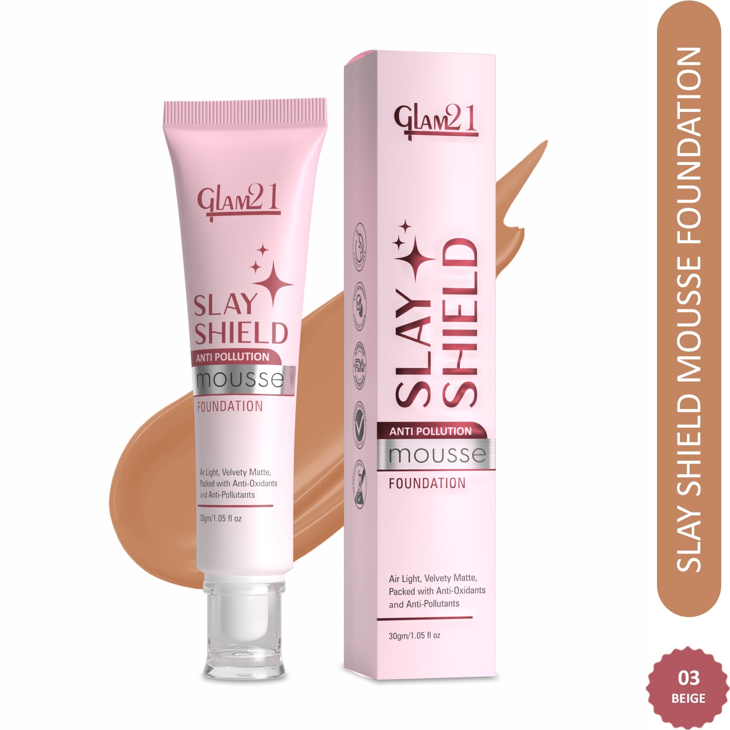 Slay Shield Mousse Foundation