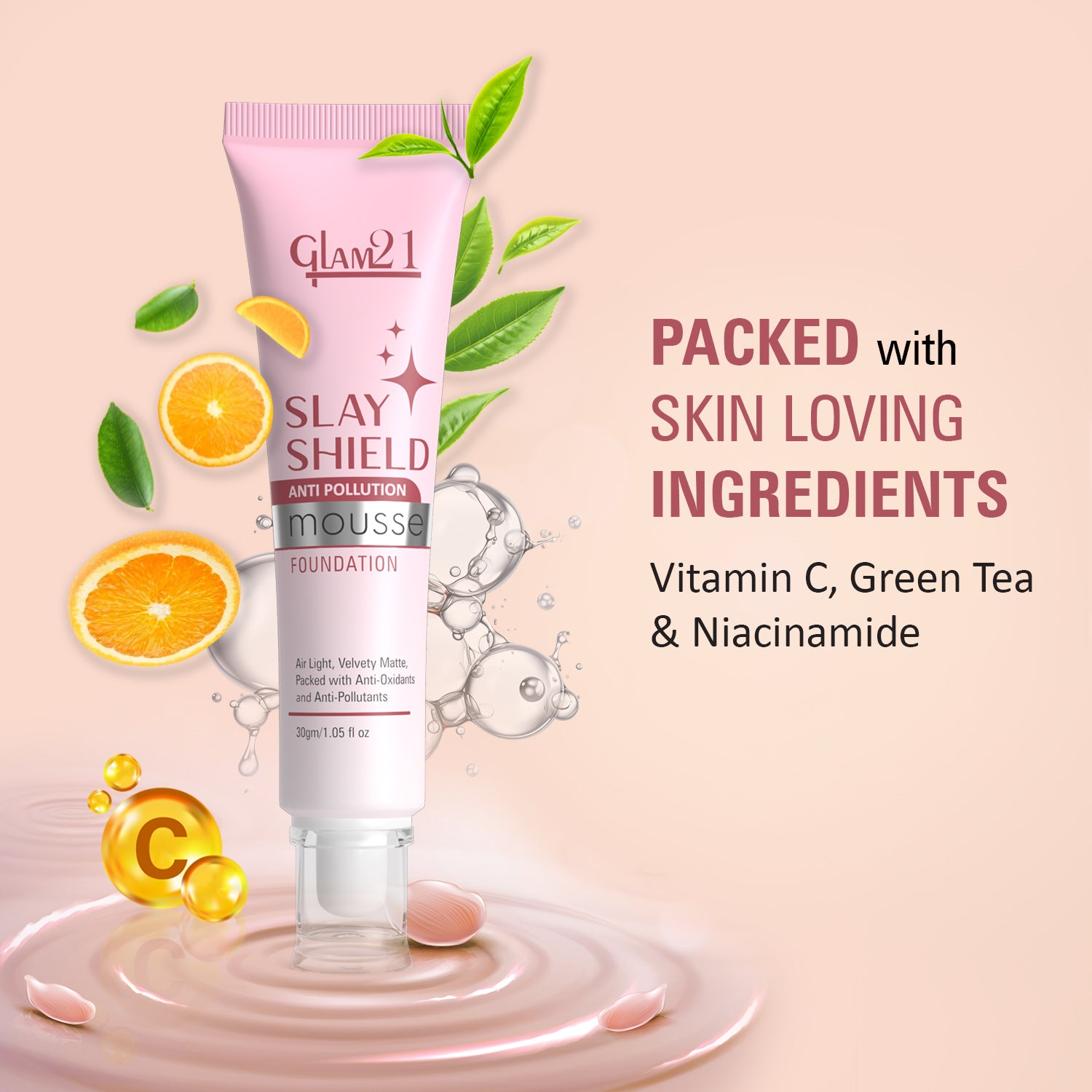 Slay Shield Mousse Foundation