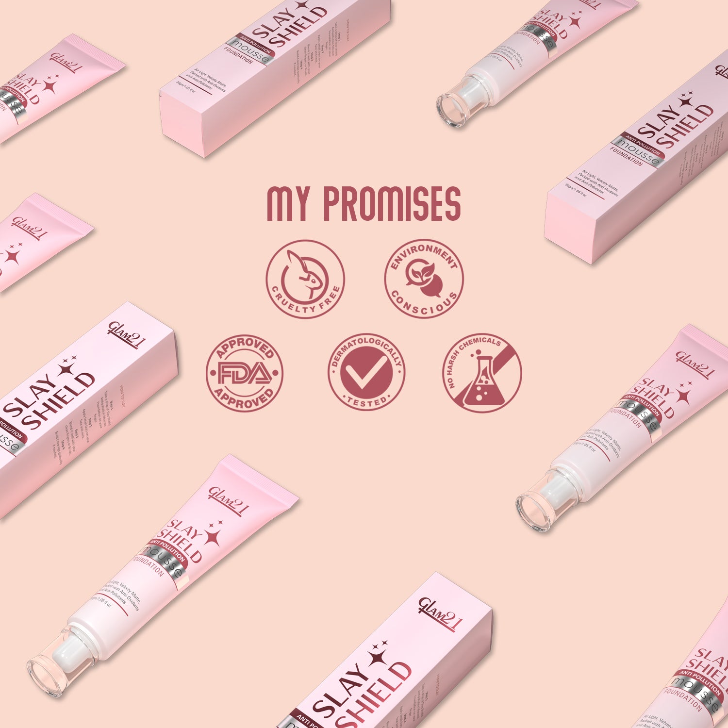 Slay Shield Mousse Foundation