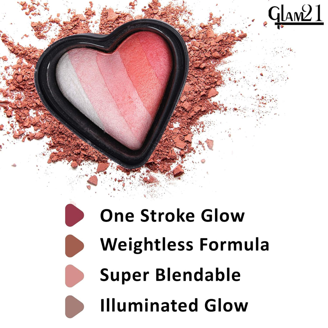 Multi-Color Baked Rainbow Highlighter