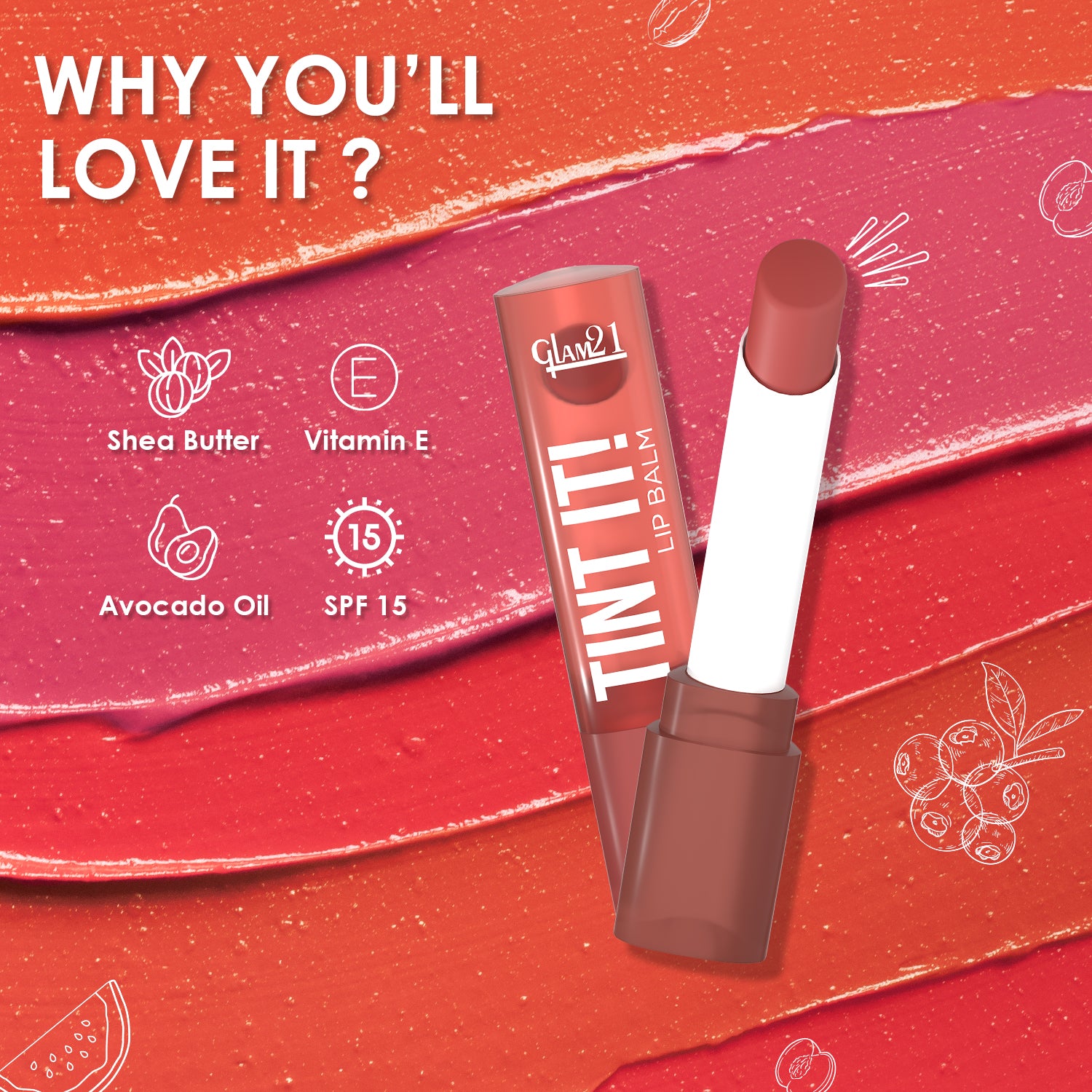 Tint It! Lip Balm - Pack of 3