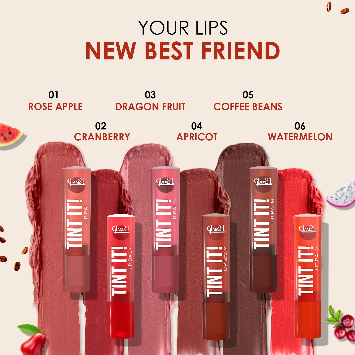 Tint It! Lip Balm - Pack of 3