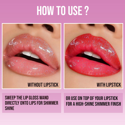 Gloss Pout Shimmer Lip Gloss