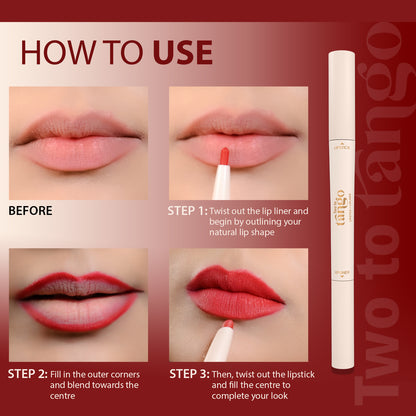 Two To Tango Lip Liner + Lipstick
