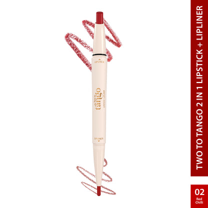 Two To Tango Lip Liner + Lipstick