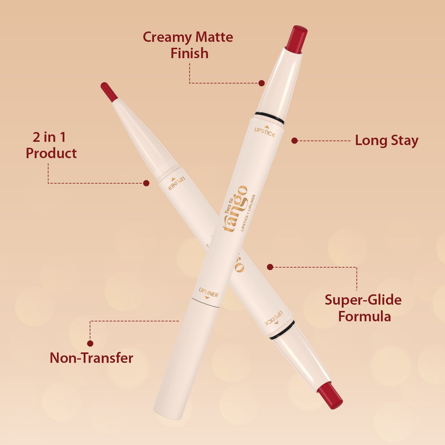 Two To Tango Lip Liner + Lipstick