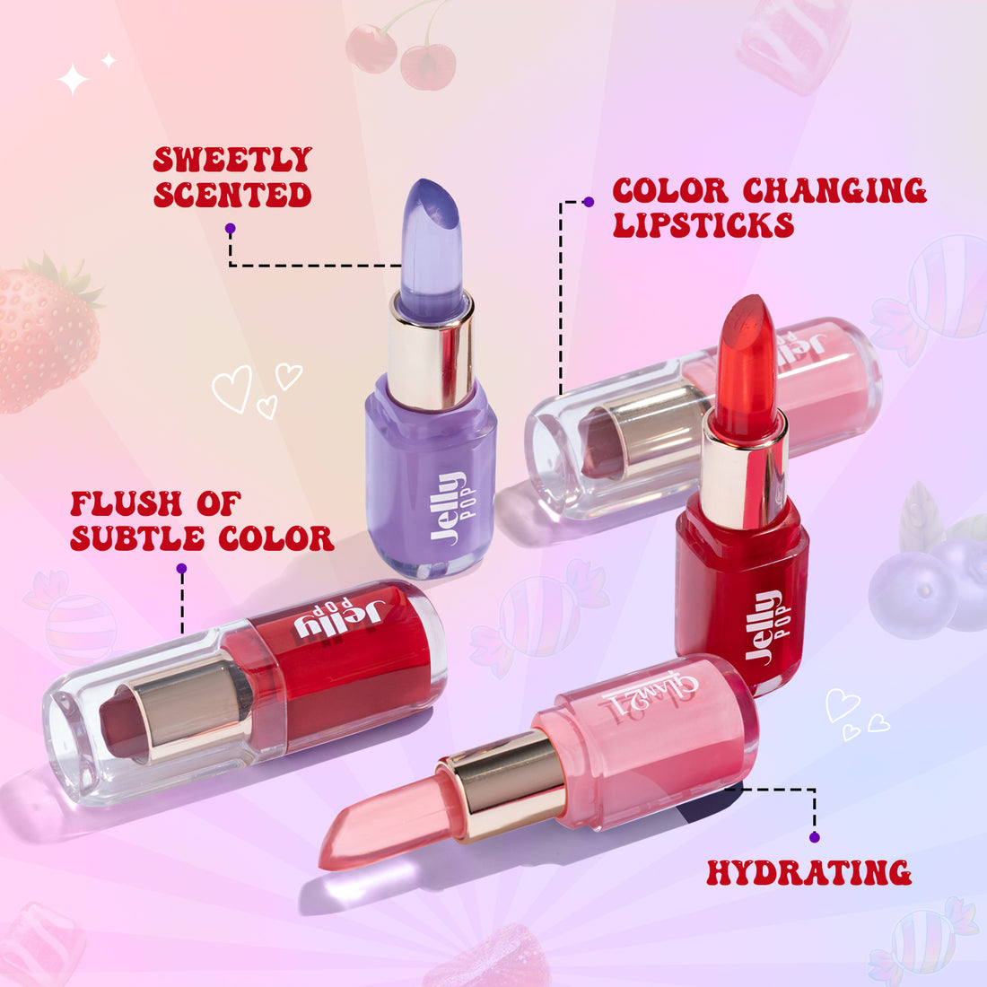 Jelly Pop Gel Lipstick Combo