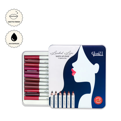 Loaded Lips Matte Lip Liner 12 Pieces Box