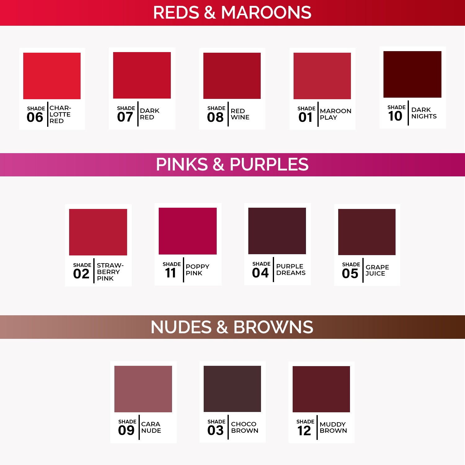 Loaded Lips Matte Lip Liner 12 Pieces Box