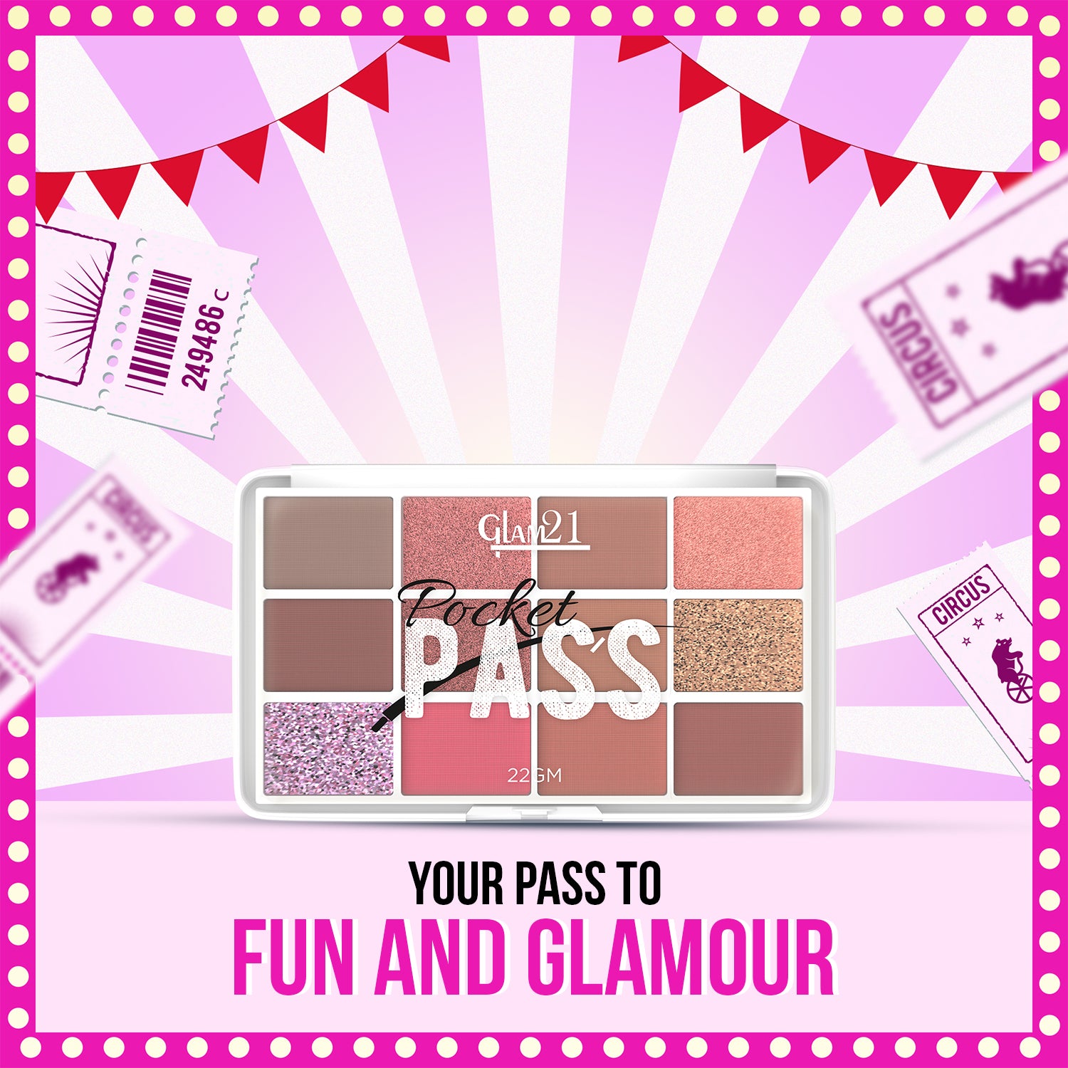 Pocket Pass All in one Makeup Palette
