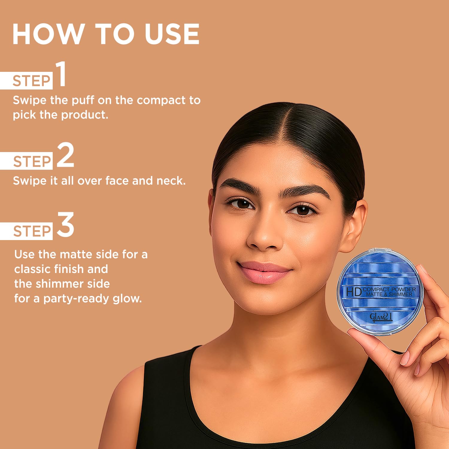 BB Cream Foundation &amp; 2-in-1 HD Compact Powder Combo