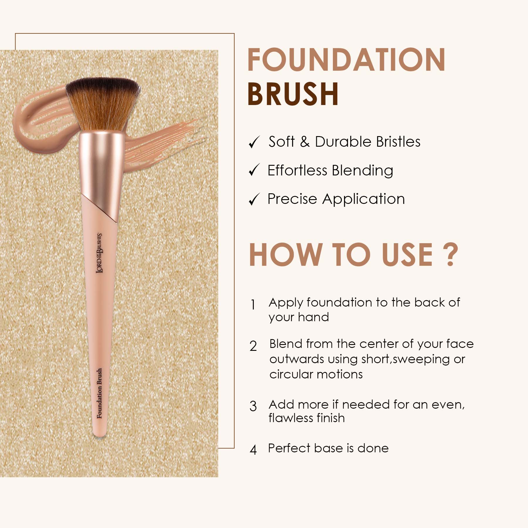 Lord Of The Brushes Foundation Brush banner