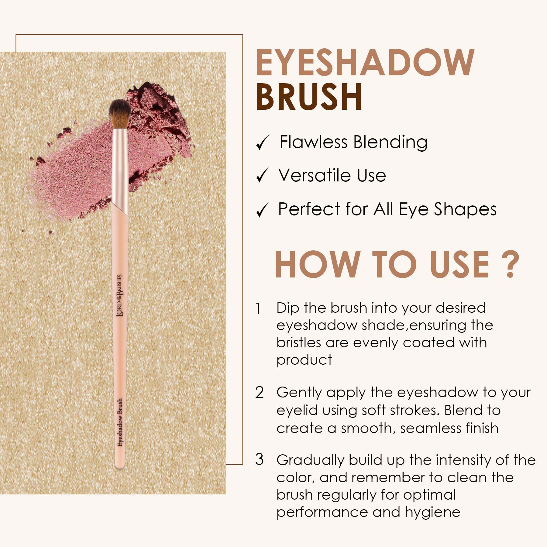 Lord Of The Brushes Eyeshadow Brush banner