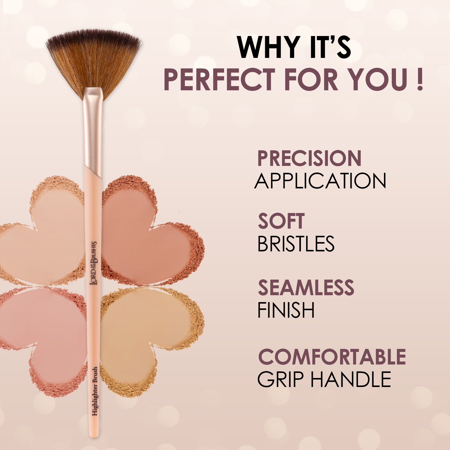 Lord of the brushes highlighter Fan Brush