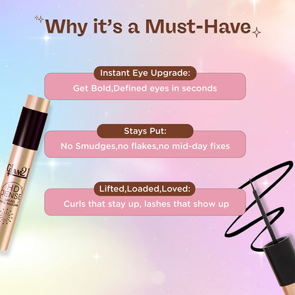 HD Dense Mascara + Eyeliner Black Combo