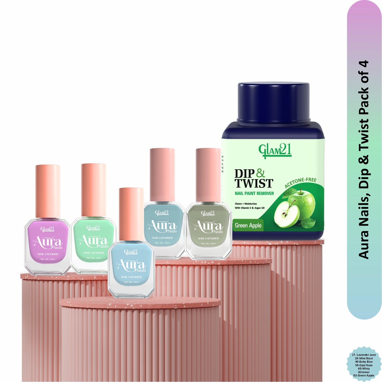 Aura Nail Paint Combo