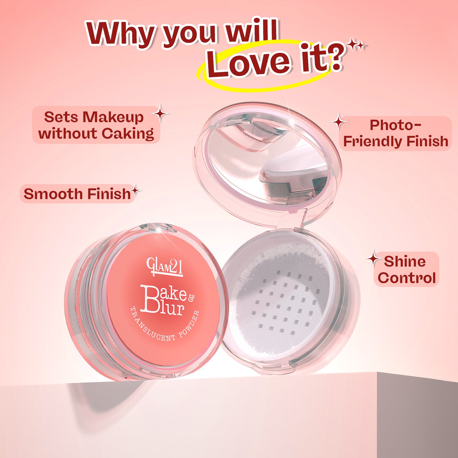 Bake &amp; Blur Translucent Powder