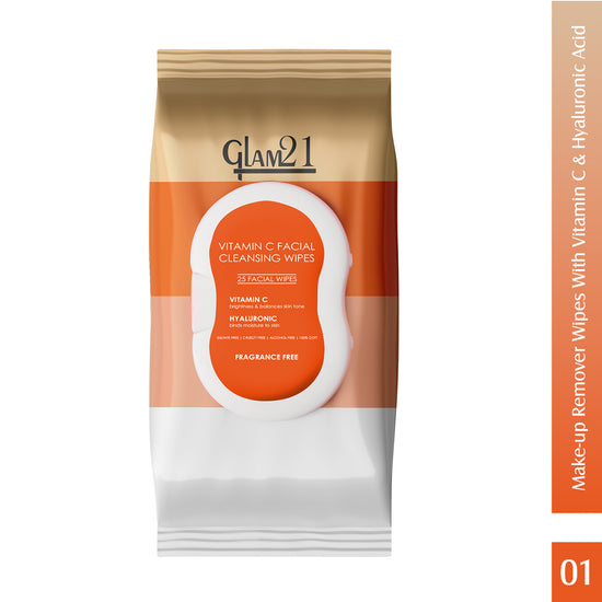 Make-up Remover Wipes With Vitamin C & Hyaluronic Acid
