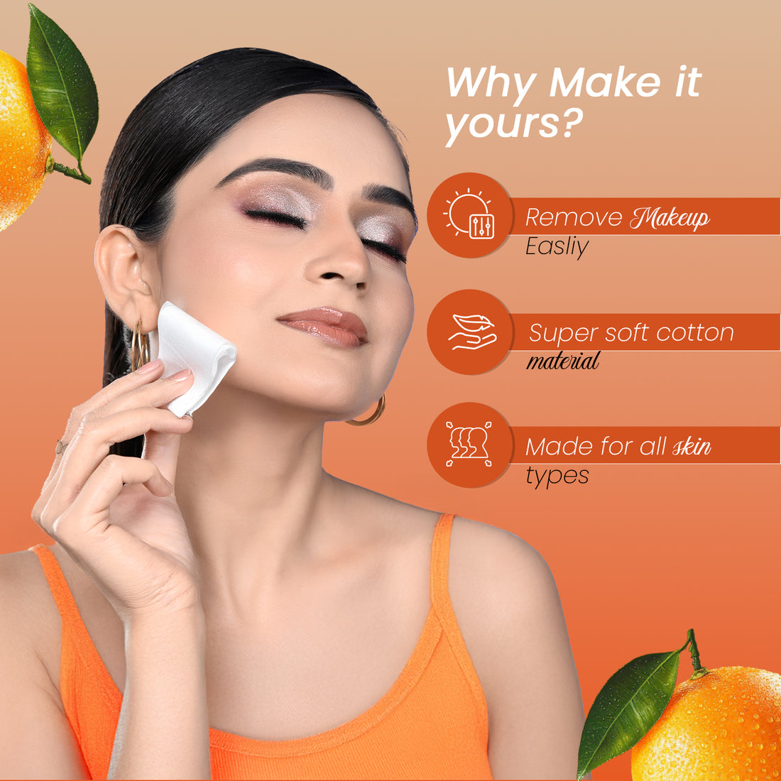 Make-up Remover Wipes With Vitamin C &amp; Hyaluronic Acid