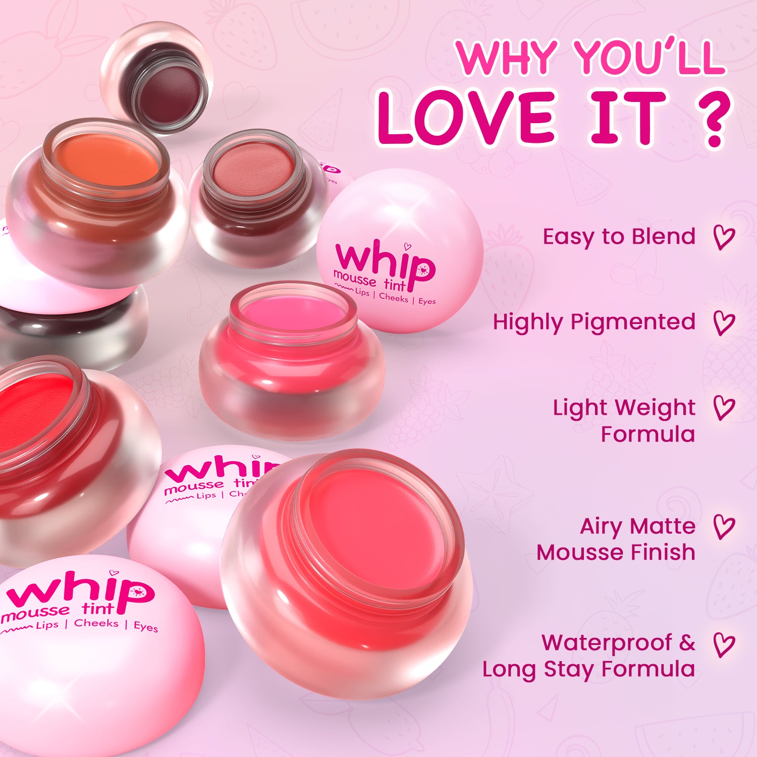 Whip Mousse Tint Combo