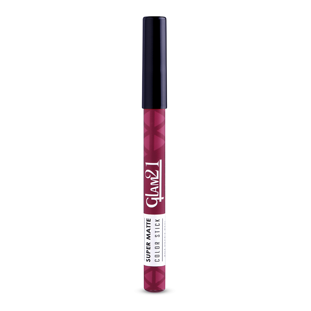 Glam21 Super Matte Colorstick Lipstick 04-PEPPY RED 2