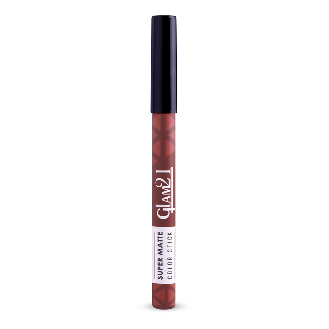 Glam21 Super Matte Colorstick Lipstick 09-MAROON MELT 2