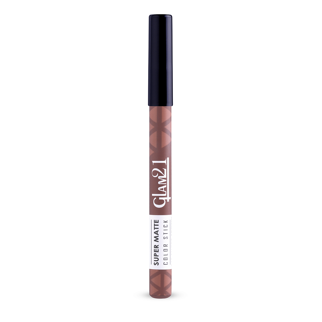 Glam21 Super Matte Colorstick Lipstick 15-SMOKE BROWN 2